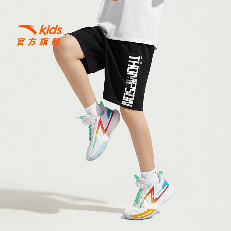 安踏儿童男童运动速干短裤2025年夏季新款五分裤百搭中大童裤子