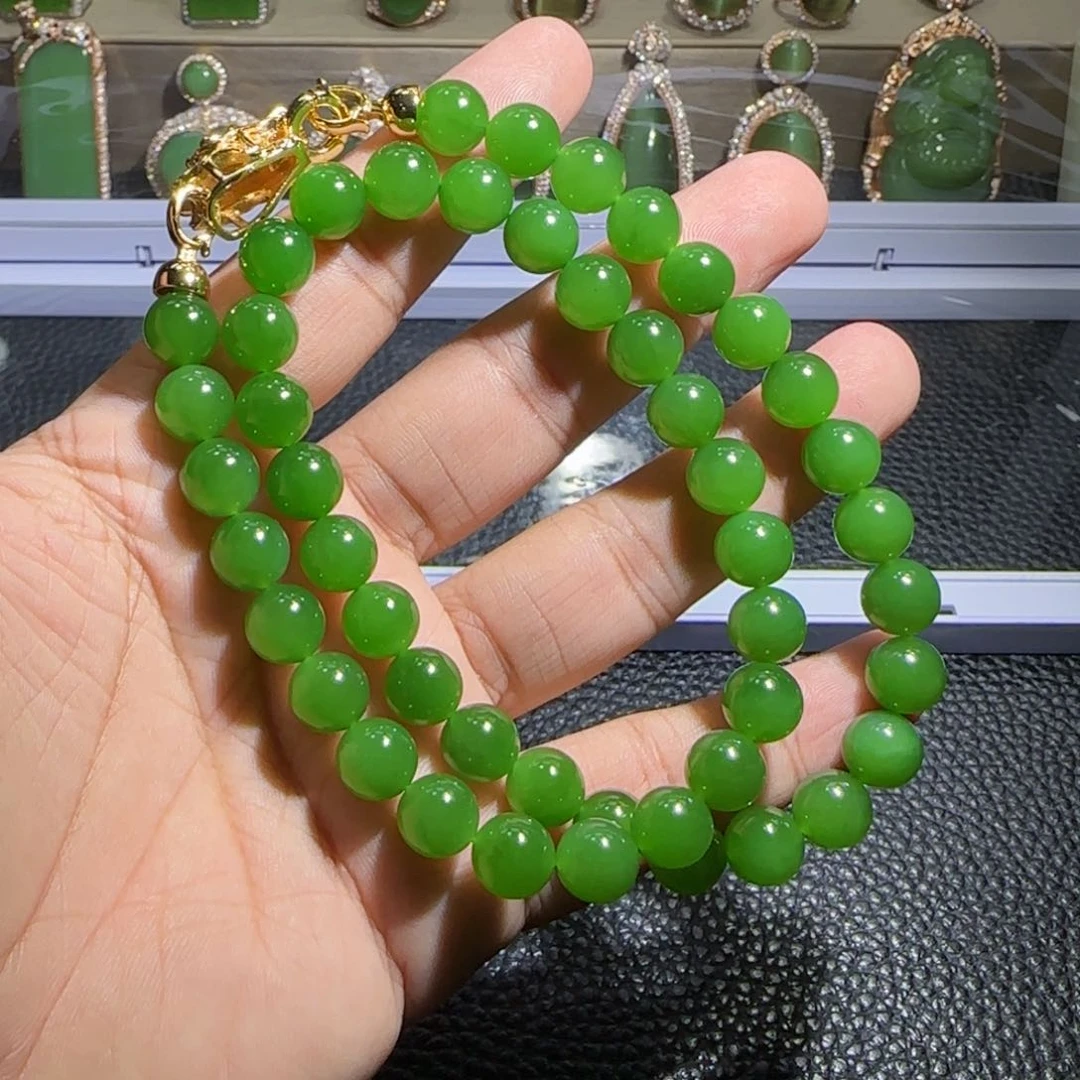 未镶嵌手链和田玉憨**福