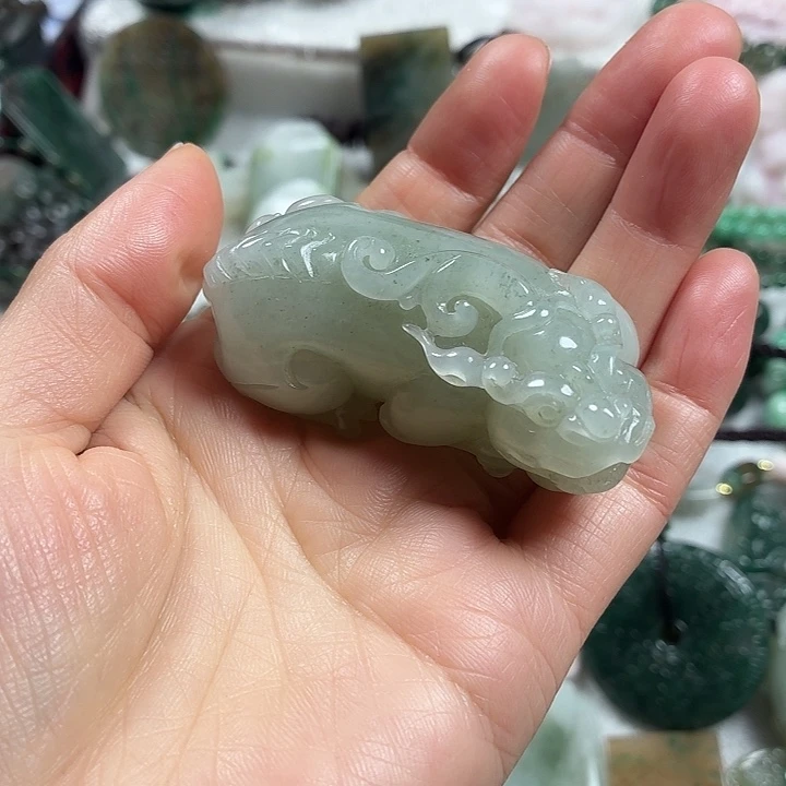 用***4独山玉未镶嵌吊坠