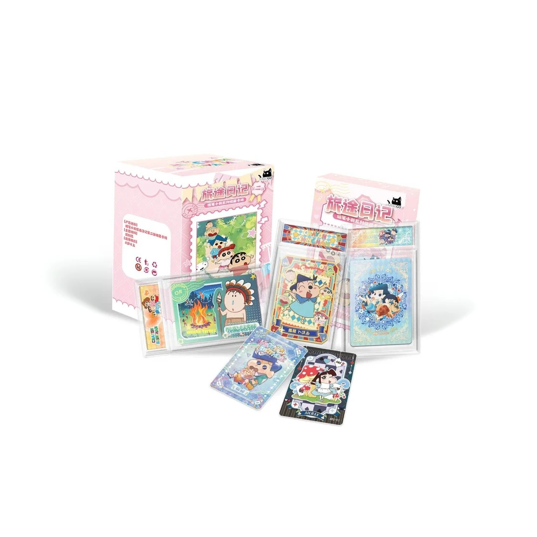 鼠鼠&福抽【喵谷文创蜡笔小新卡砖旅途日记二弹】卡牌盲盒 主播代拆