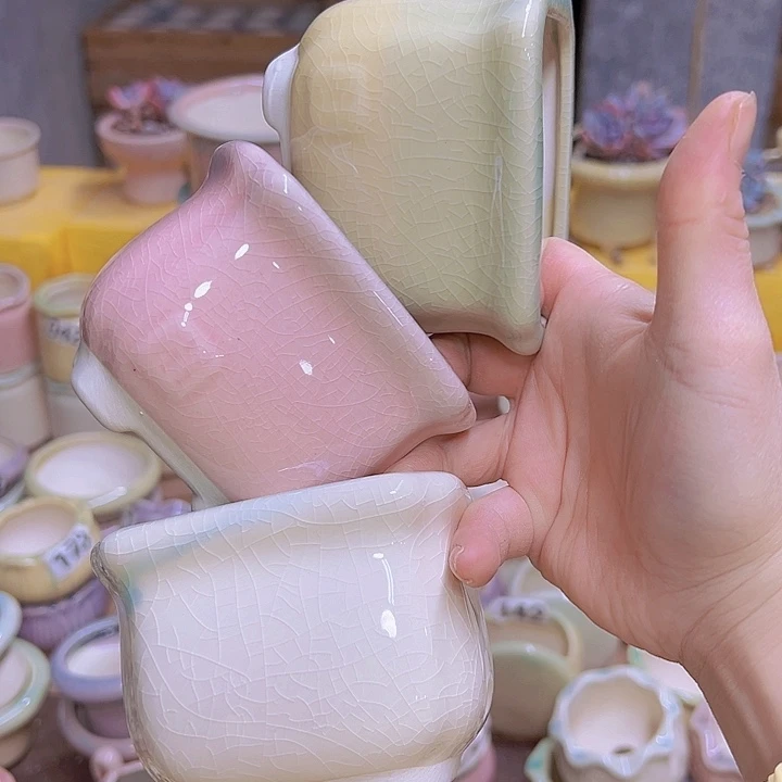 红陶陶瓷花盆单场满12包邮