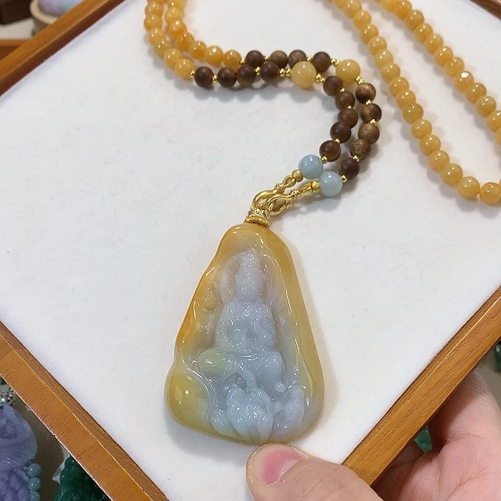 翡翠未镶嵌颈饰翡翠吊坠