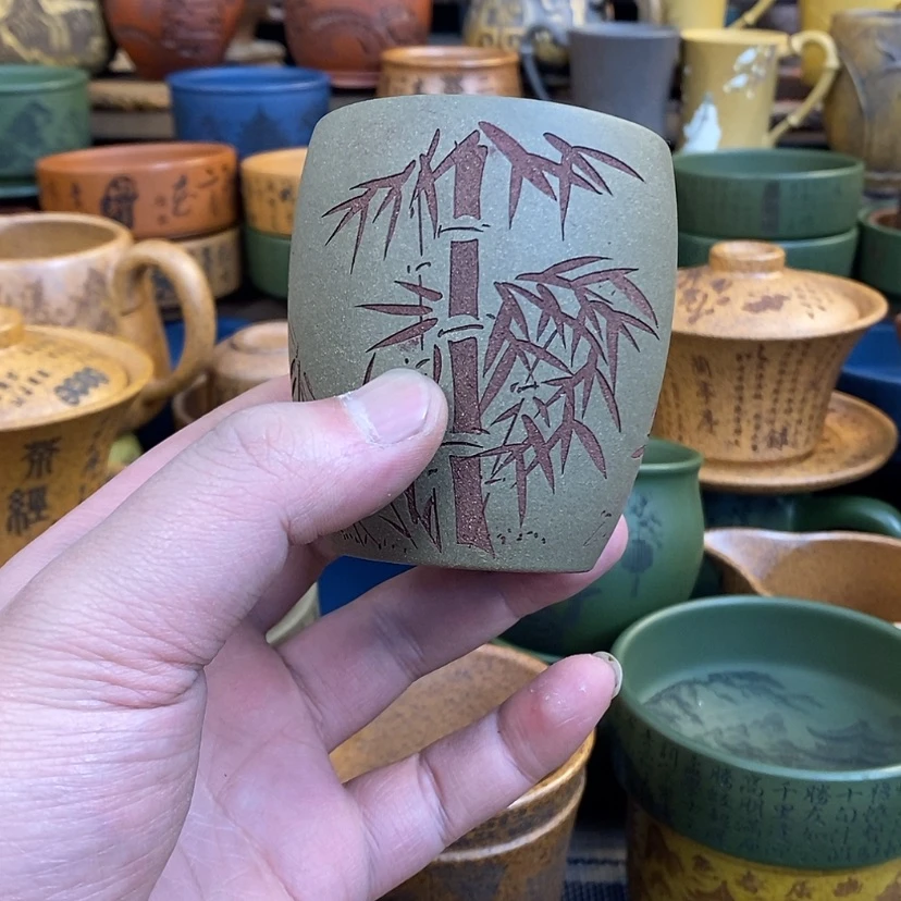 【闪购商品】紫砂杯子宜兴全手工紫砂杯