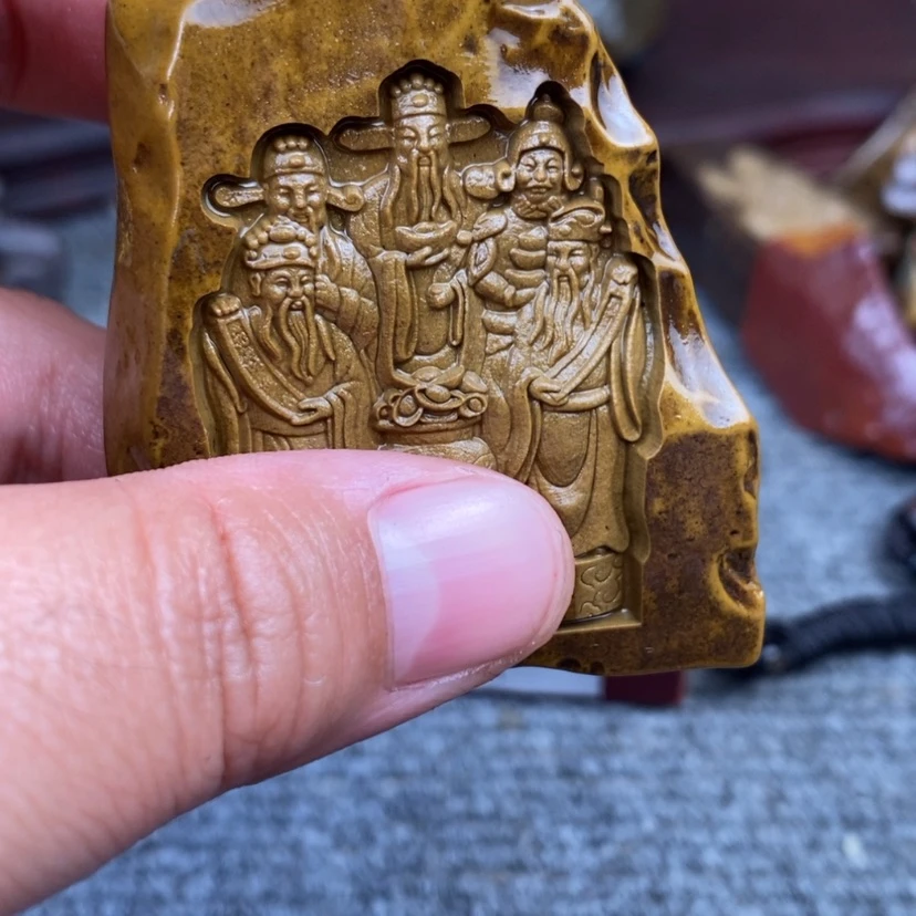 【闪购商品】原石雕刻手把件