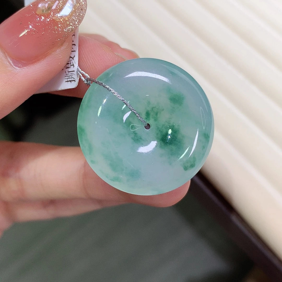 翡翠未镶嵌颈饰27.5-7.3