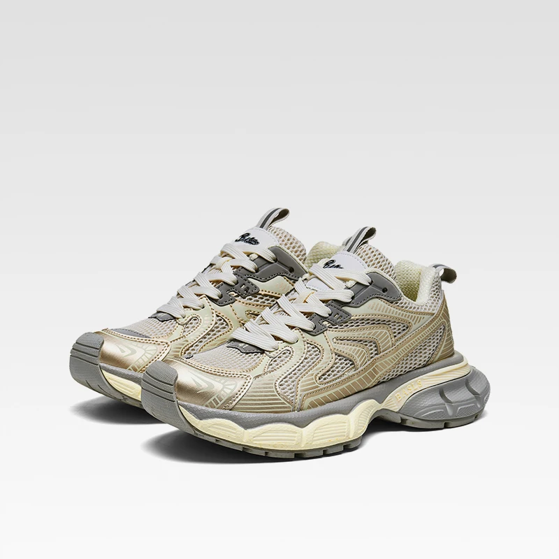 BASLS883新款潮牌百搭休闲黑武士舒适防滑耐磨透气增高老爹鞋