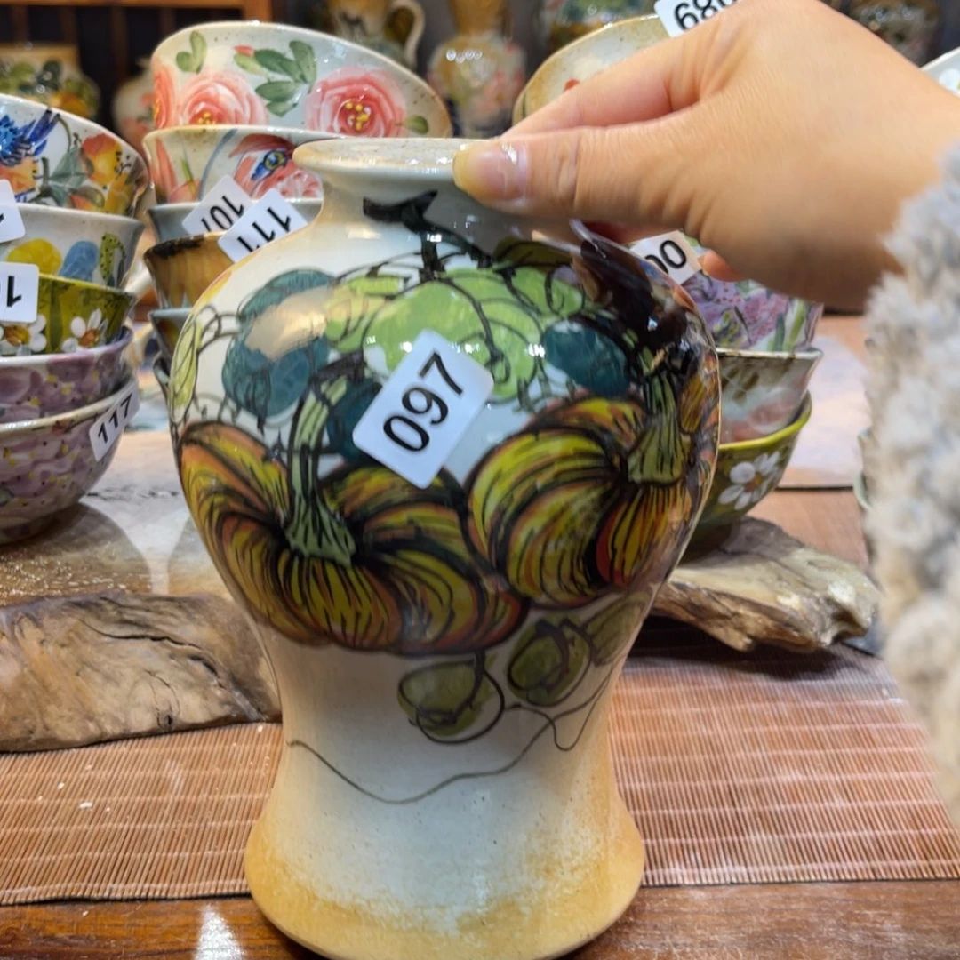 摆件夏*鹿景德镇手工制作