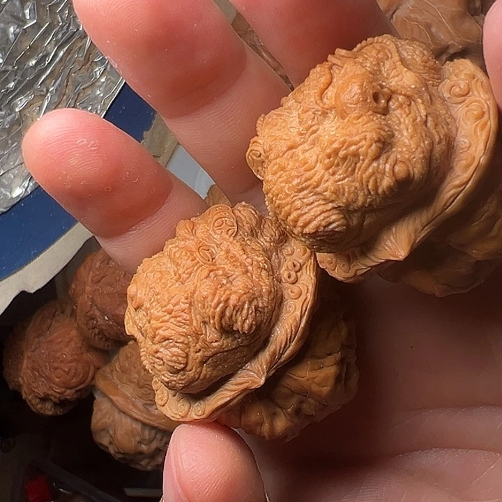 手串/手链核桃核桃雕刻