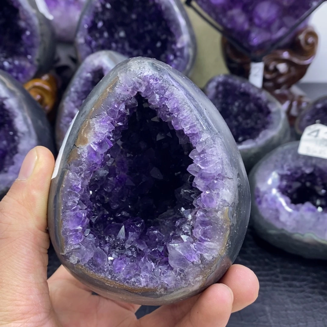 紫晶珠宝半成品未镶嵌670