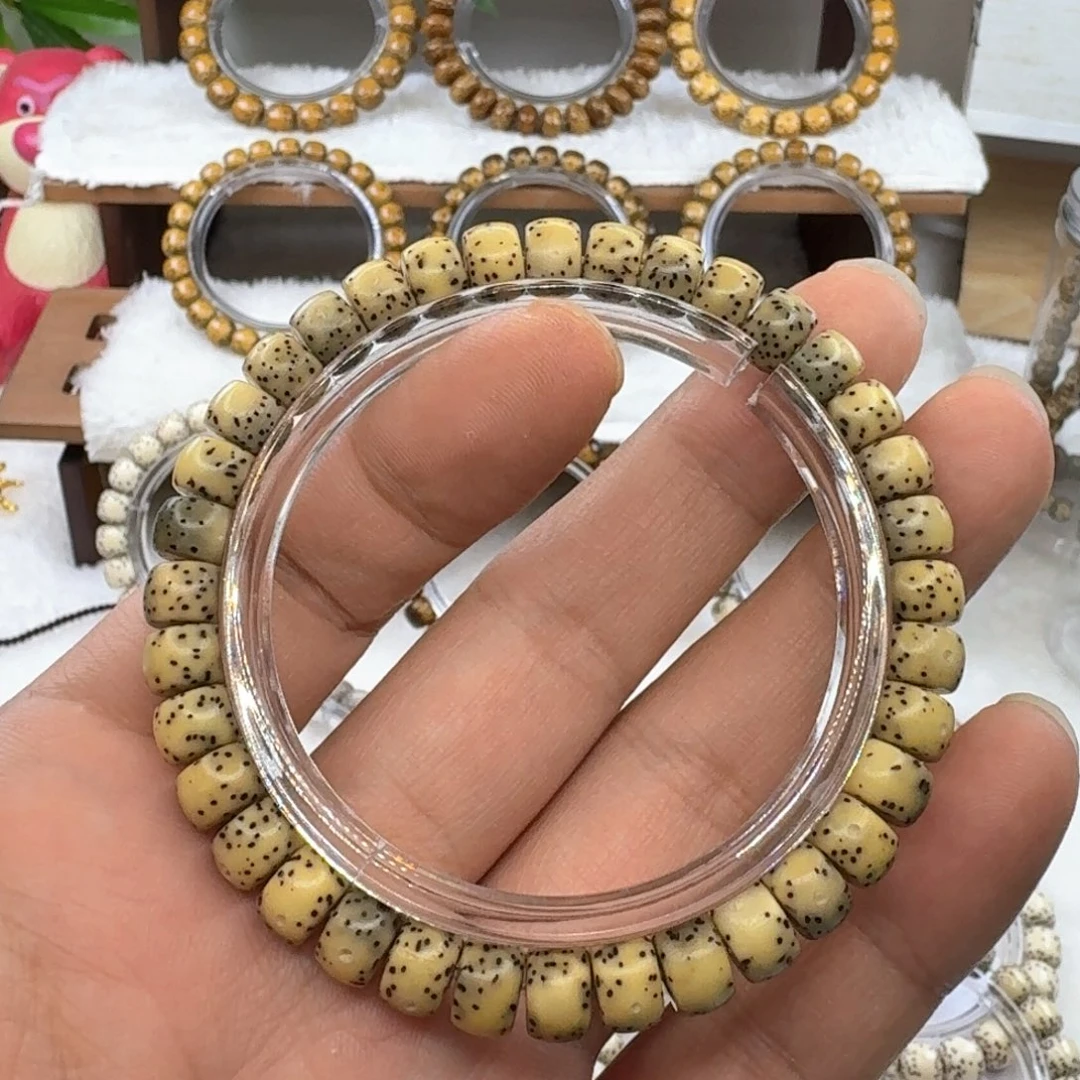 星月菩提手串海南原生态药片单圈