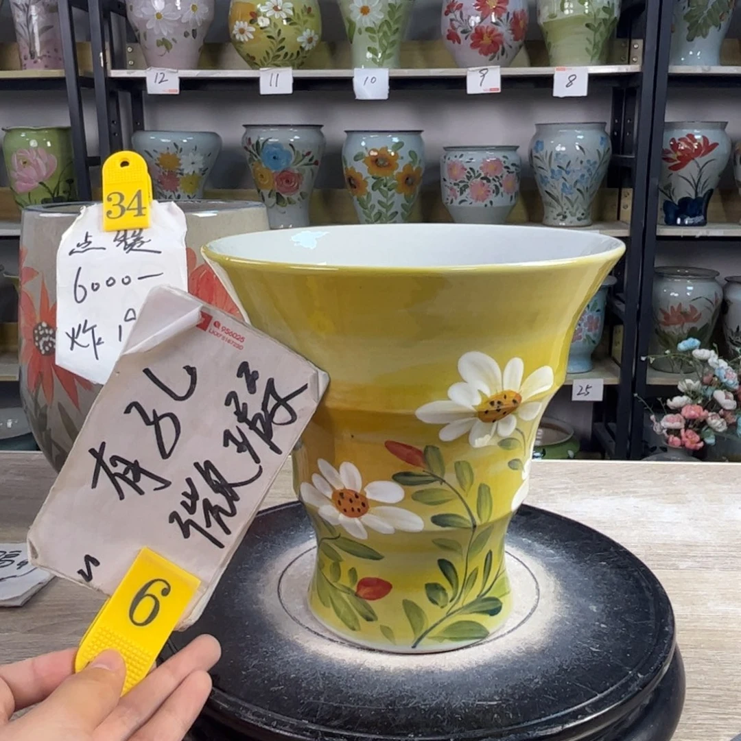罐1tc景德镇陶瓷花盆