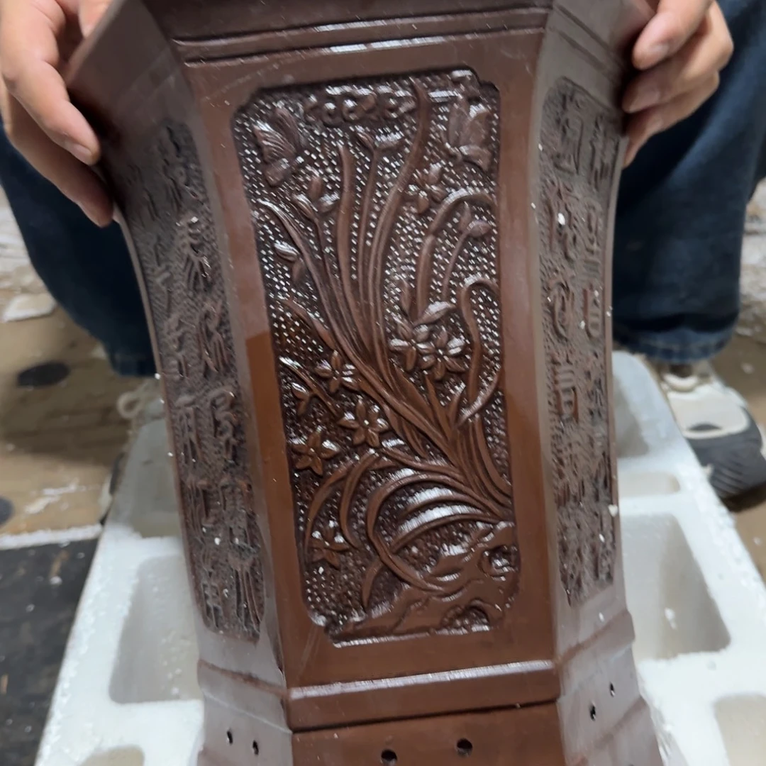 花盆紫砂口径24 20高度30