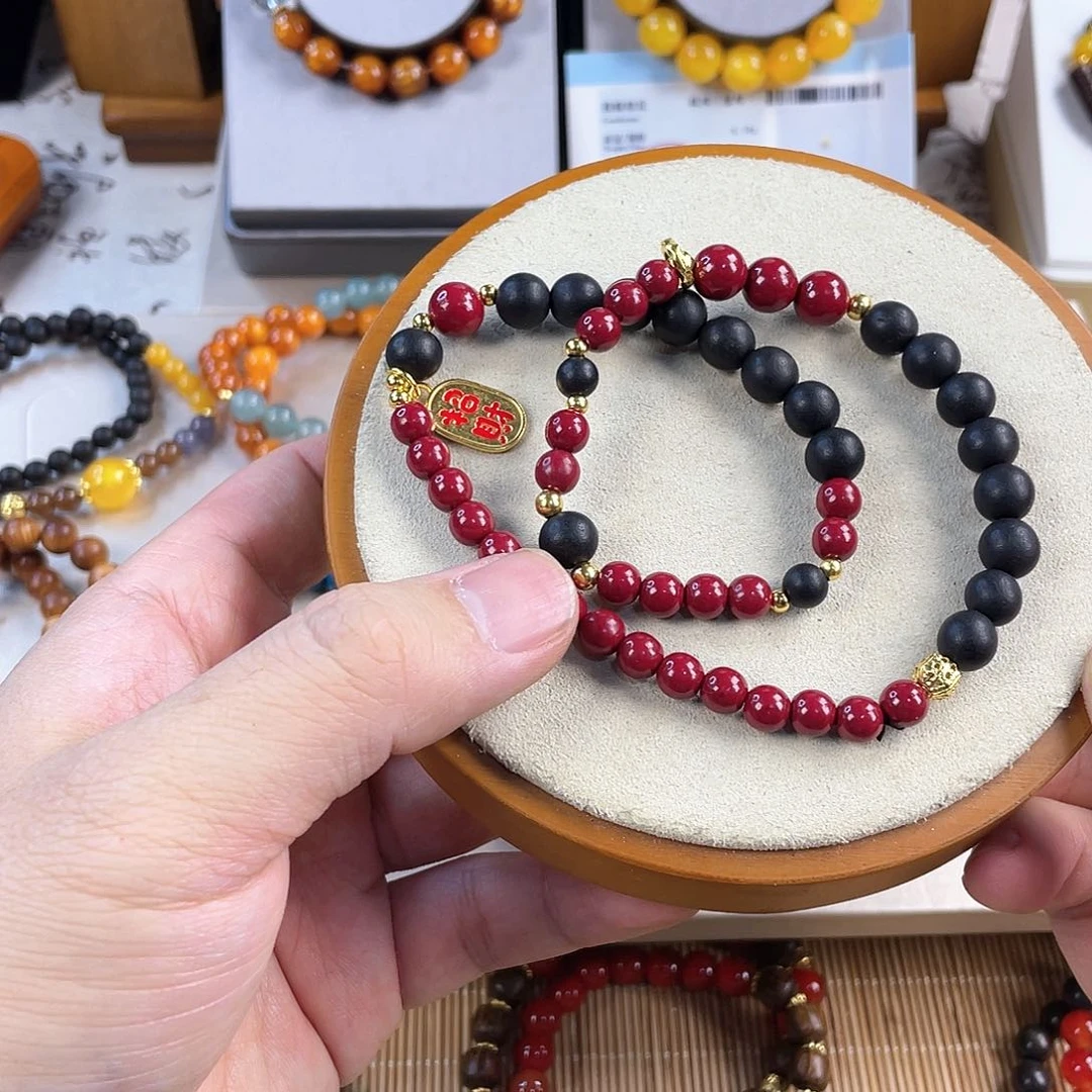 玛瑙手饰银S925镀金镶嵌