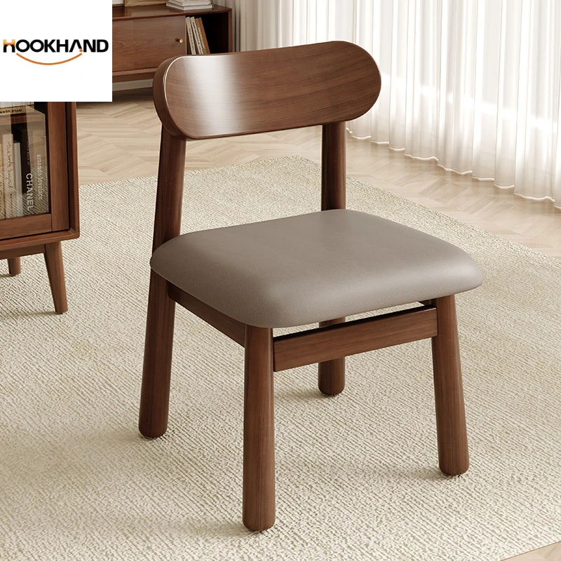 家用入门实木换鞋凳客厅靠背小椅子软包小凳子现代简约小板凳方凳