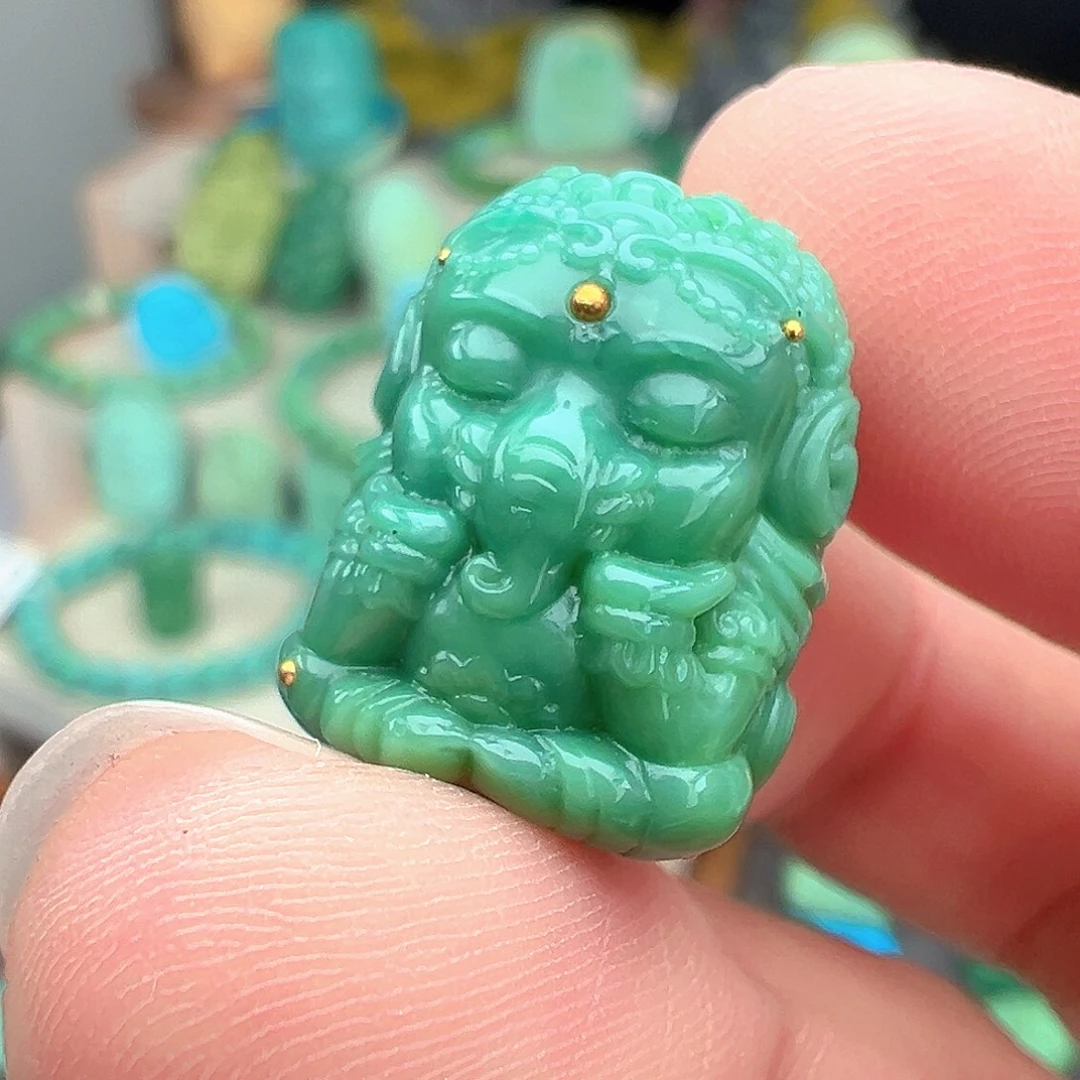 绿松石未镶嵌主播万珍