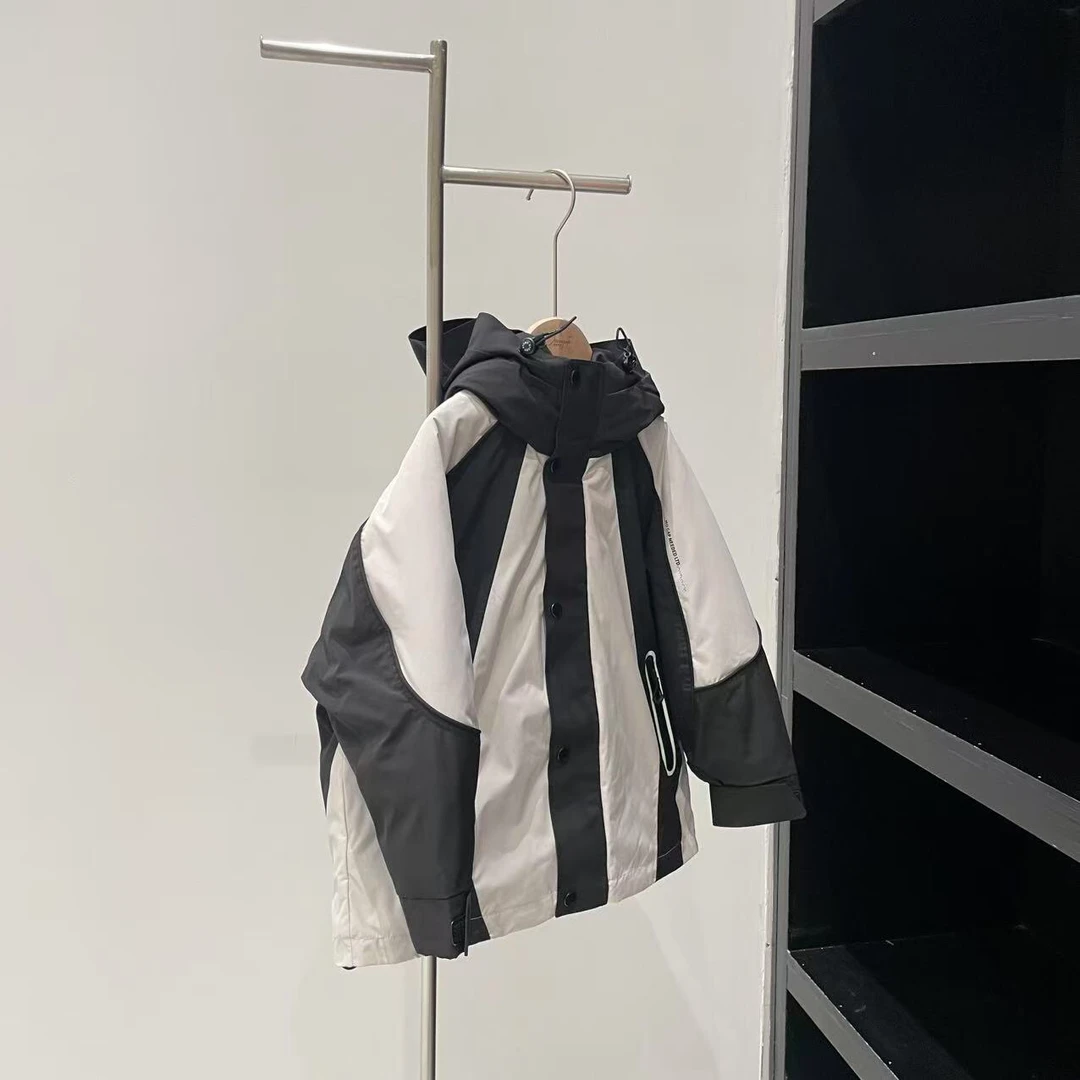 秋冬冲锋衣羽绒服灰+黑 2280宸系