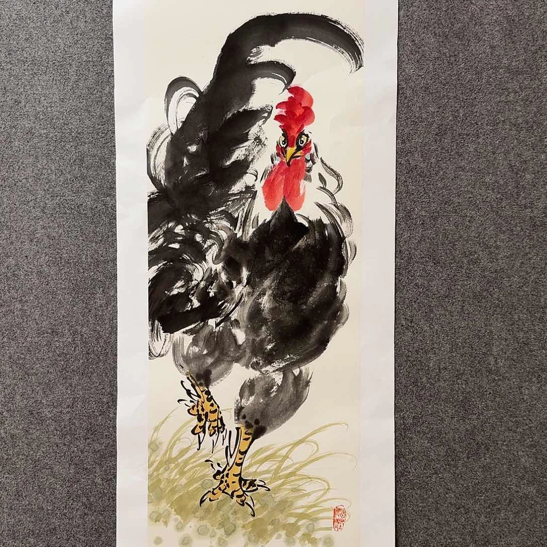 国画娄鹏老师手绘作品