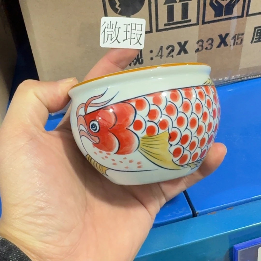 釉下彩纯手绘微瑕