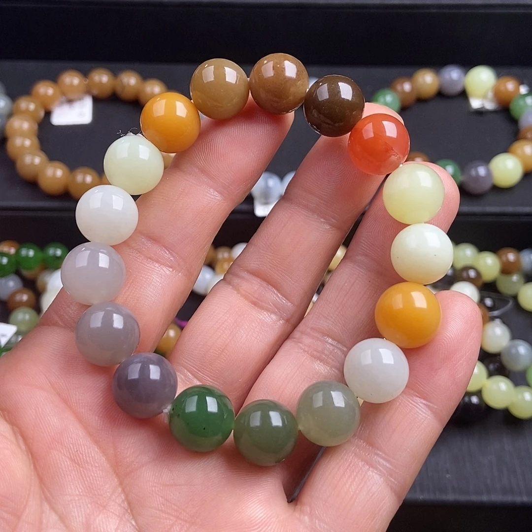 和田玉未镶嵌手链