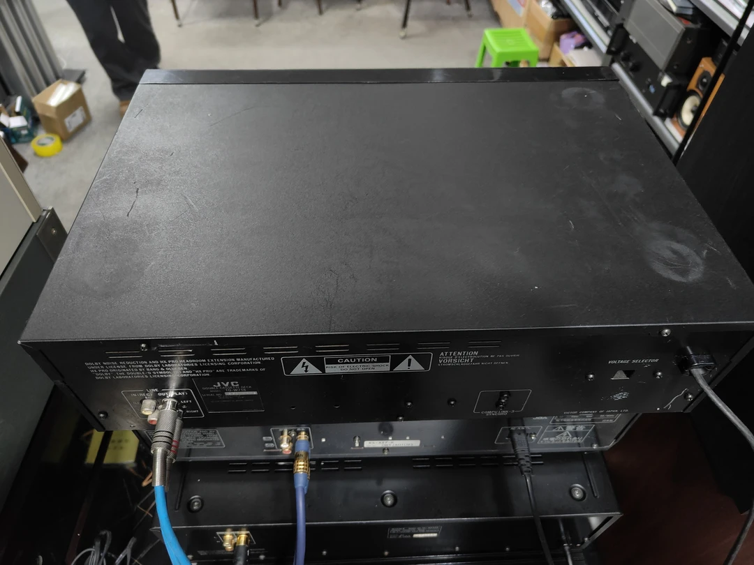 9新  jvc354卡座 A卡原磁头 B后换卡全新磁头，指标完美如初