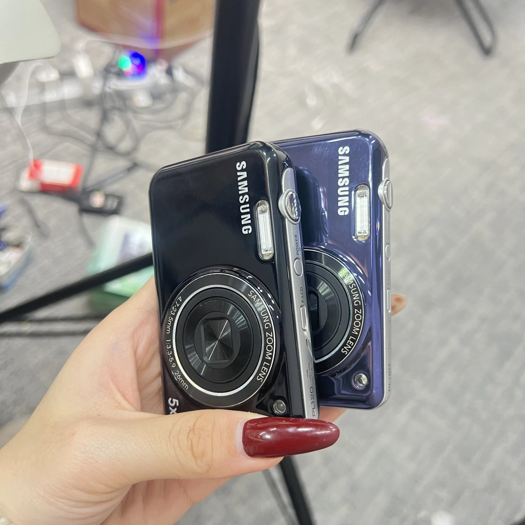 95新 Samsung/三星 pl120双面屏1420万像素5倍变焦复古ccd