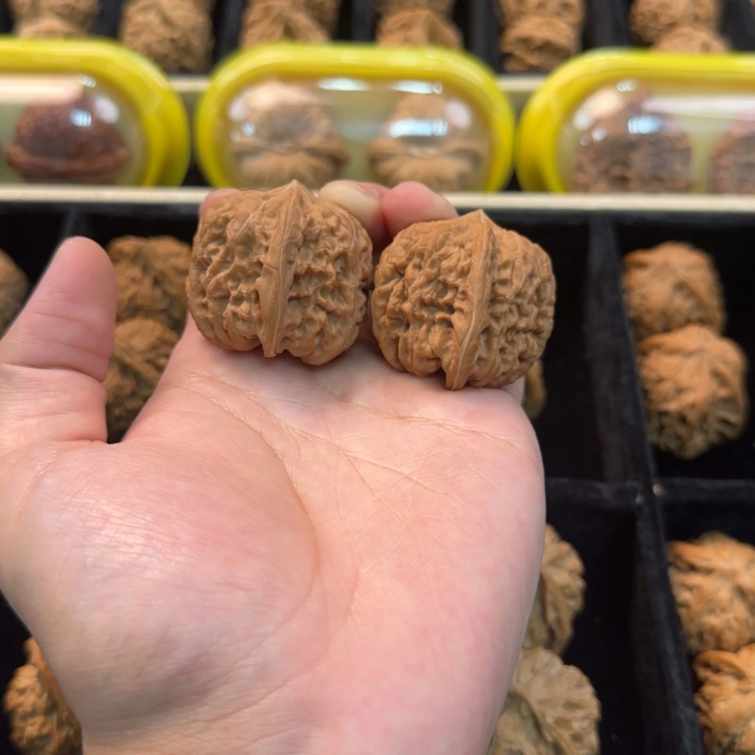 文玩核桃吊坠凹底39