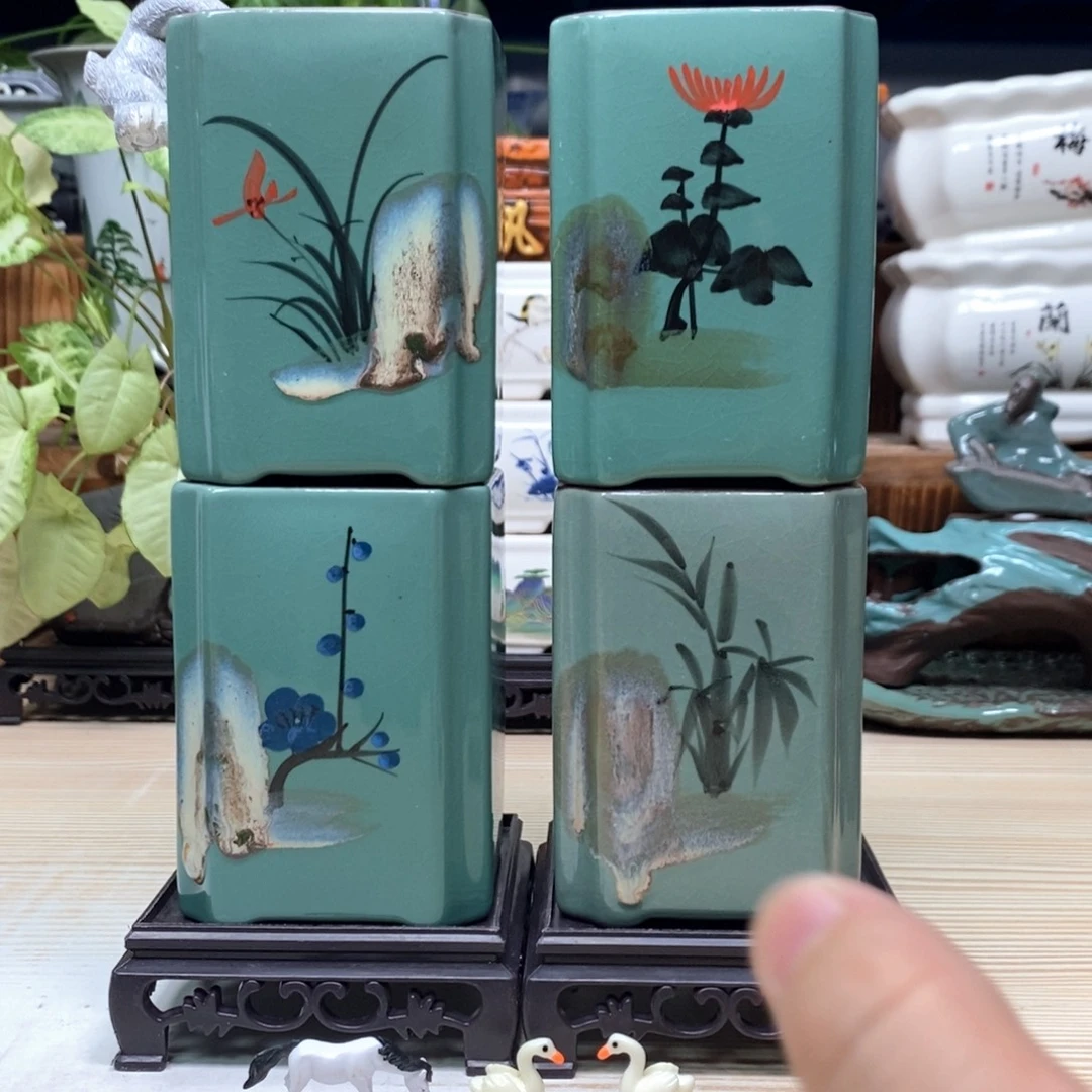 紫砂花盆陶瓷紫砂花盆花瓶抢购