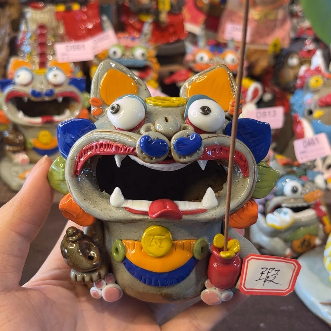 小***多泥塑纯手工茶宠摆件