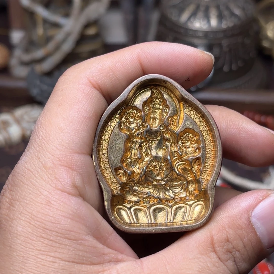 铜星月菩提挂件菩提