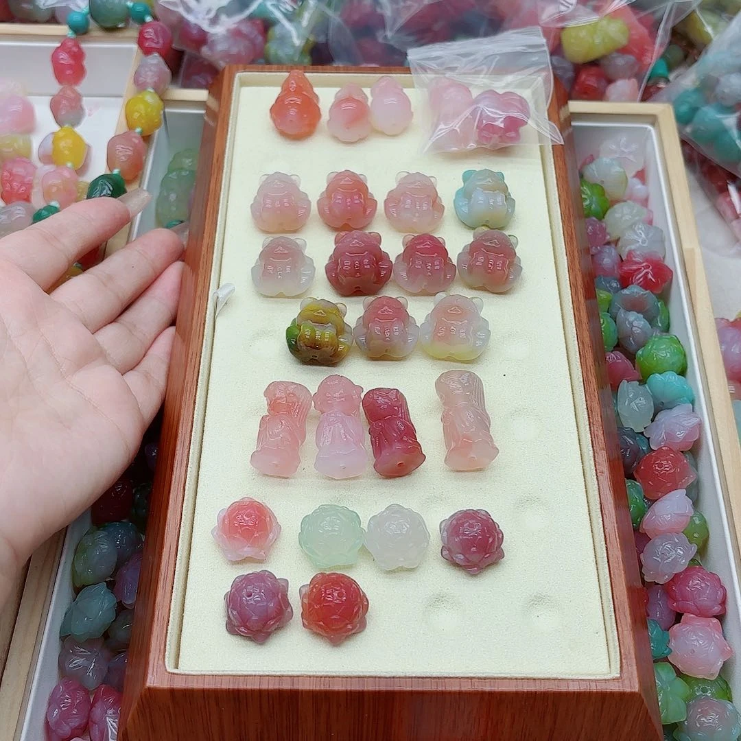 玛瑙/玉髓手链未镶嵌③**③盐源818