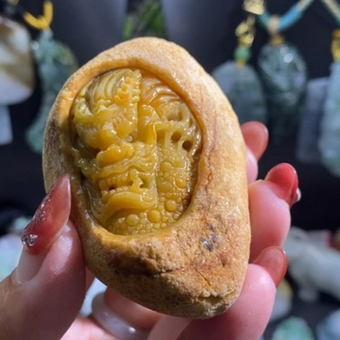 【闪购商品】颈饰未镶嵌翡翠龙牌