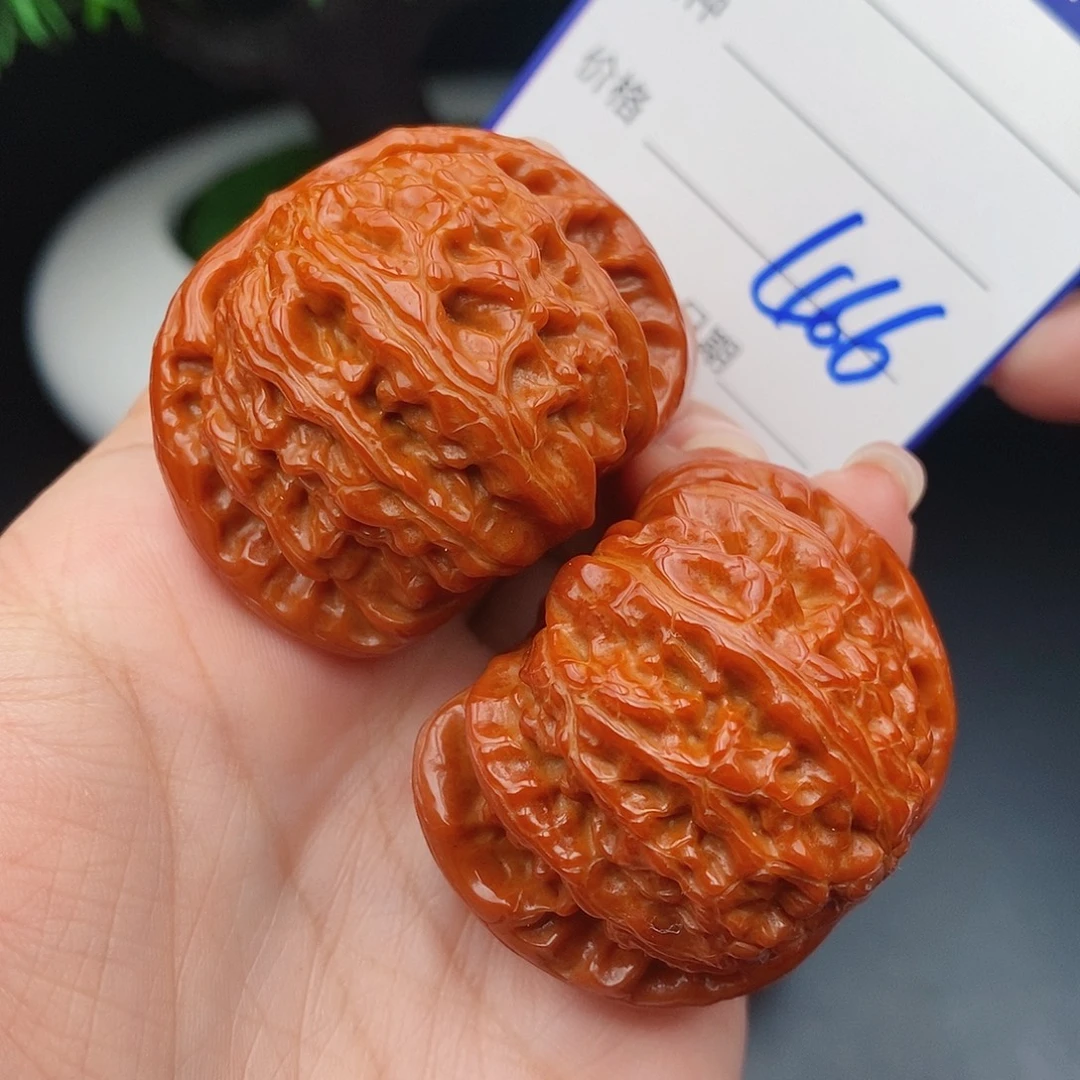 把件文玩核桃42闷白466
