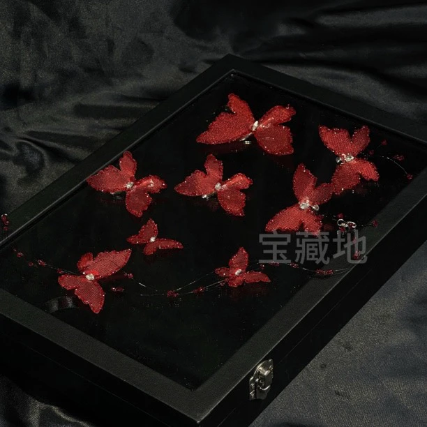 T7030韩式超仙甜美蝴蝶头饰