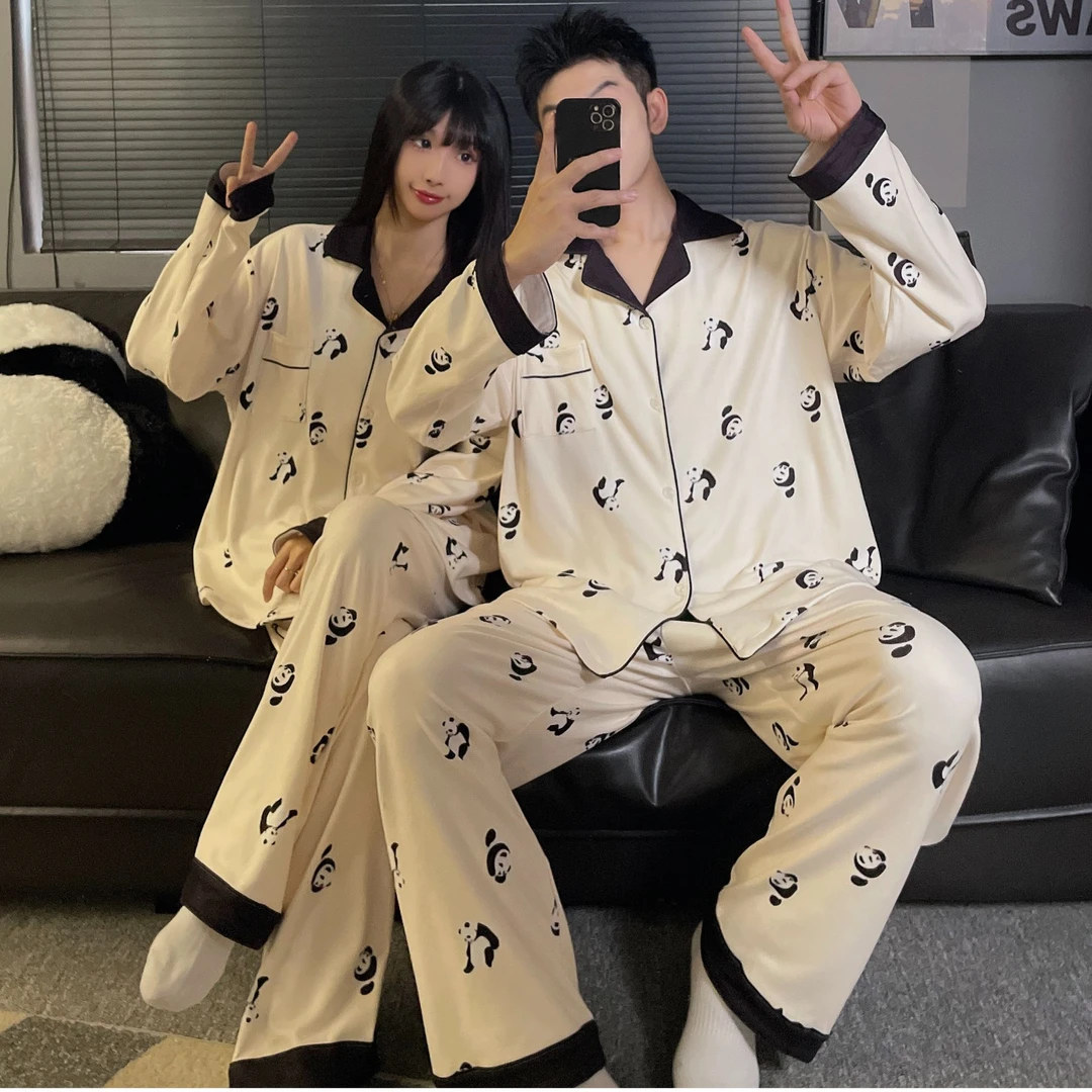 情侣睡衣女春秋季保暖德绒长袖长裤男士高级感可外穿家居服套装冬