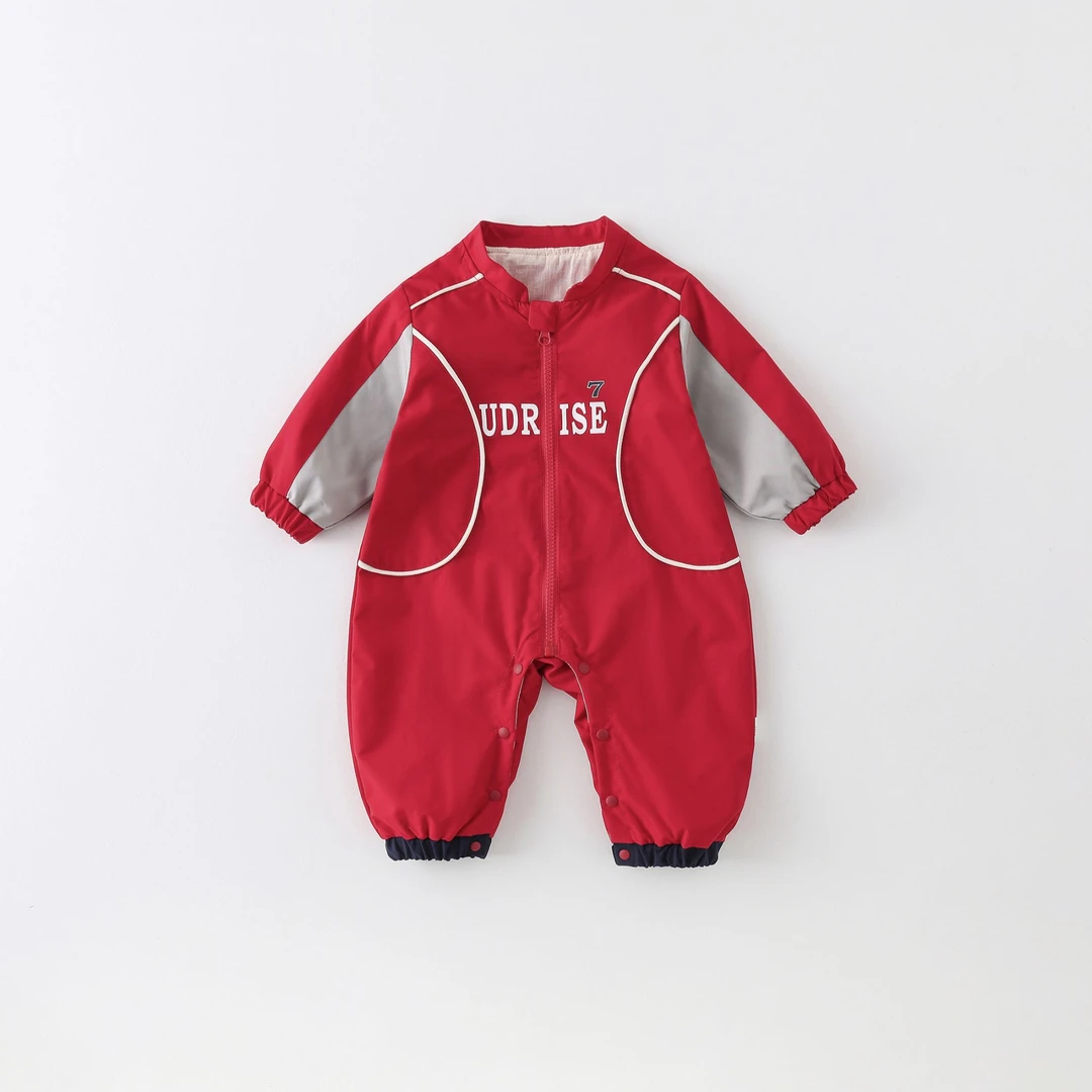 宝宝酷炫机车服可爱帅气男女宝同款