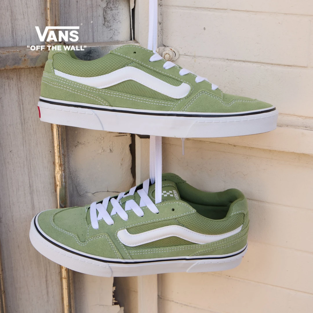 【欧若风】Vans范斯Caldrone浅橄榄绿时尚运动男鞋板鞋CSPEMZ