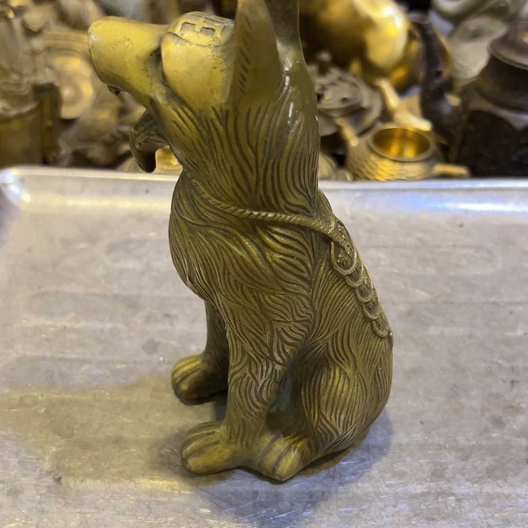 黄铜摆件，文房摆件工艺品潘*生