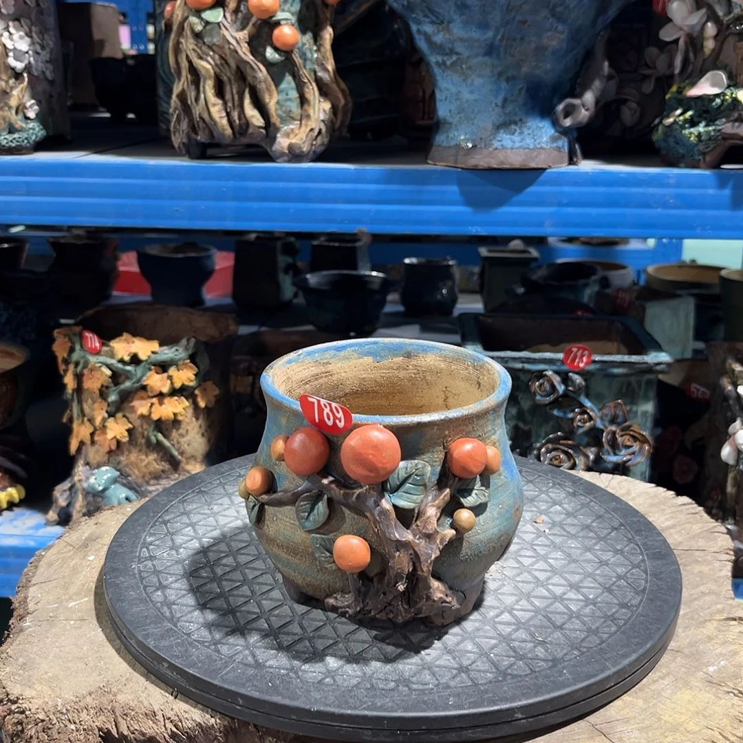 789 号陶然花器手工花盆