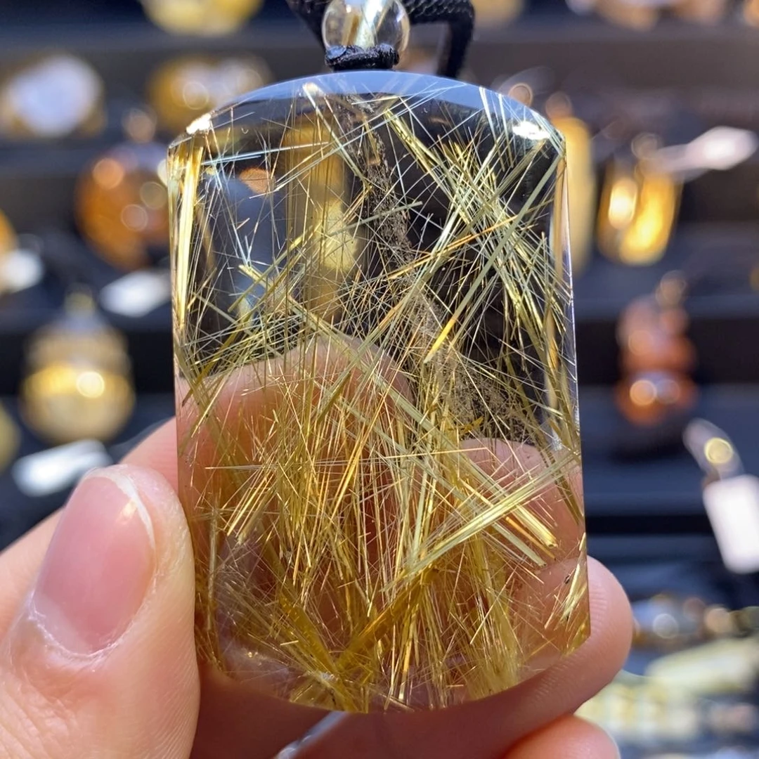 水晶颈饰未镶嵌G****r天然水晶吊坠