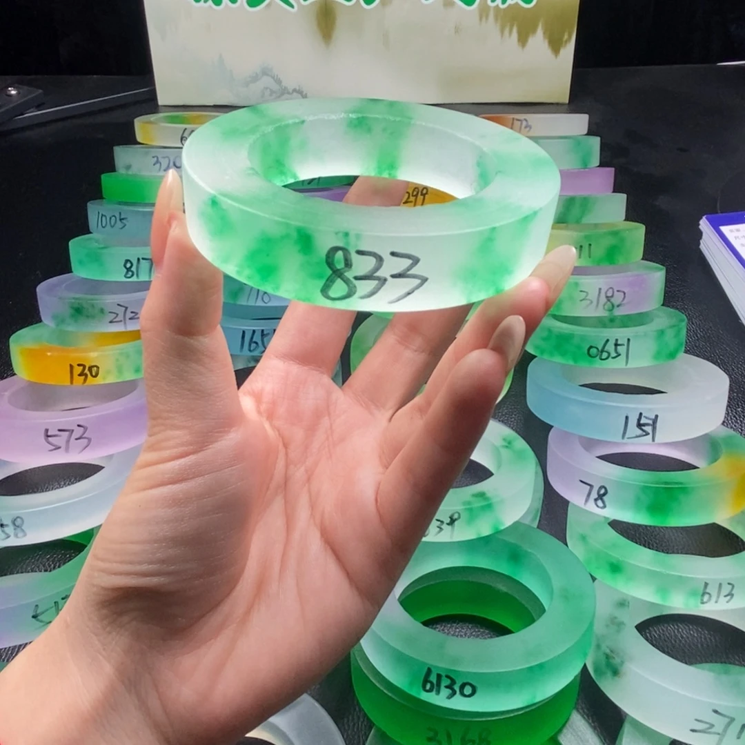 一***烤玉独龙翠百搭手镯