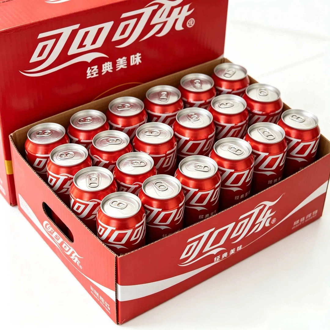 330ml*12瓶/6罐可口可乐整箱装汽水风味晚上食夏季解渴冰镇饮料品