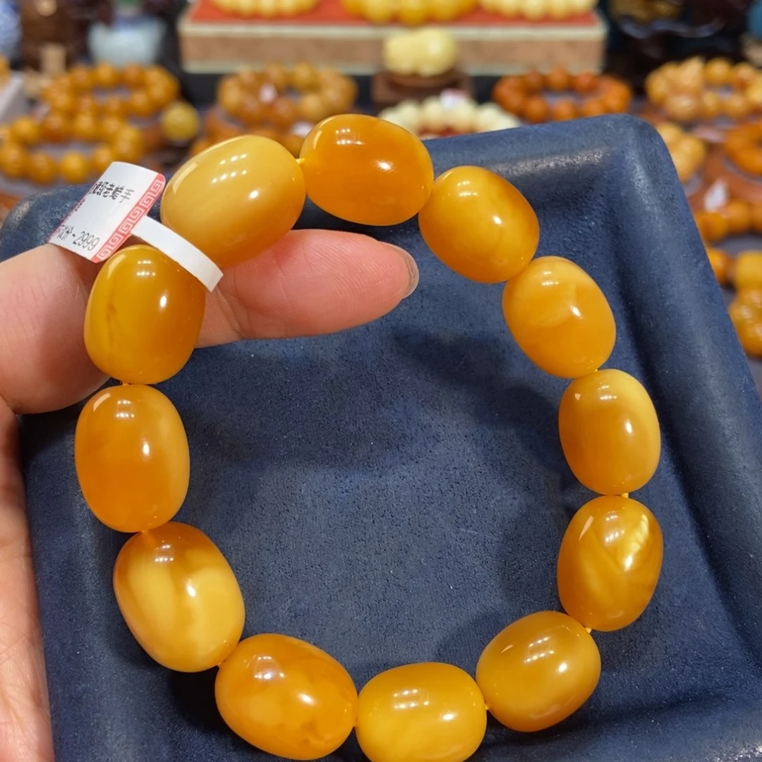 琥珀手链未镶嵌蜜蜡
