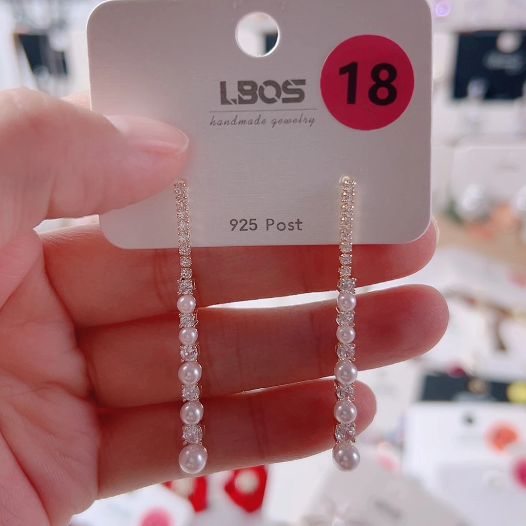 锆石纯铜合金耳环