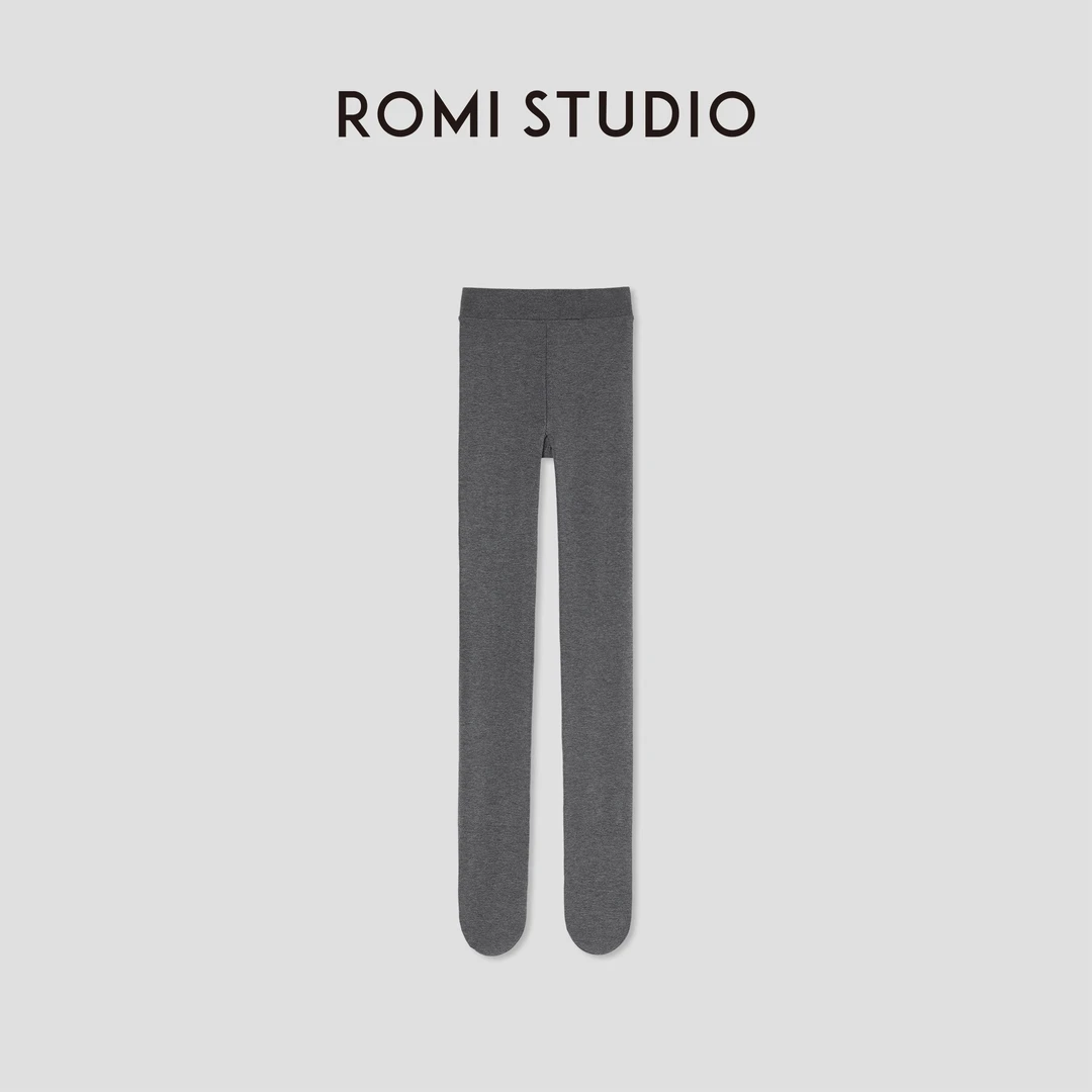 ROMI STUDIO"轻盈锁温"棉温泉绒混纺弹力连裤袜打底裤 RWCWX41596