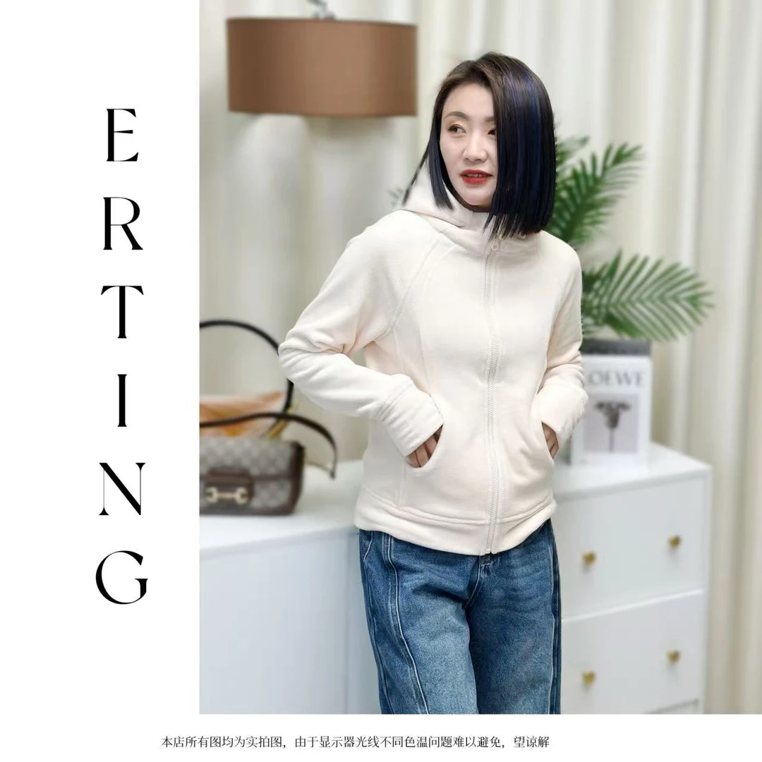 【现货】灰色摇粒绒连帽外套