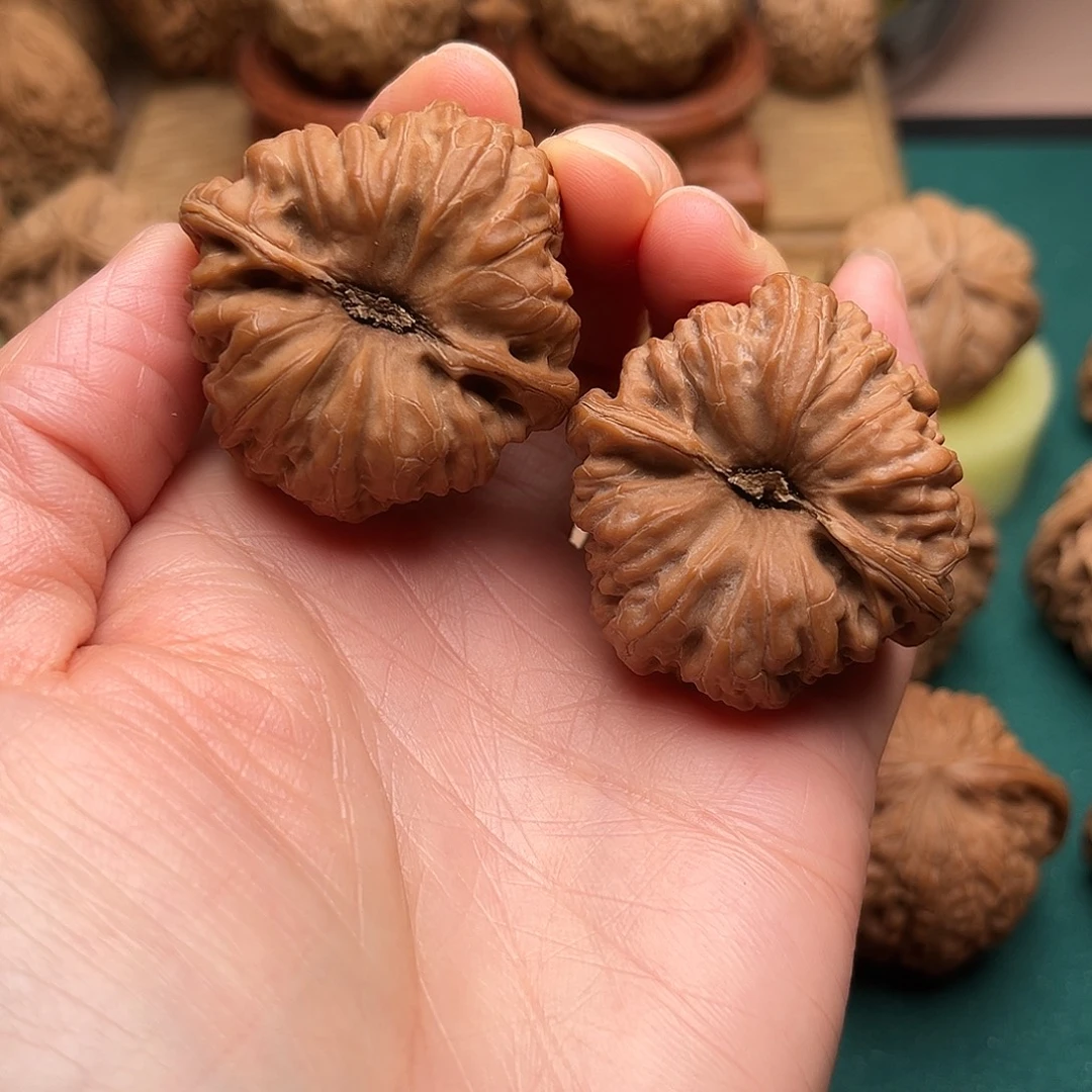 把件文玩核桃平谷凹底