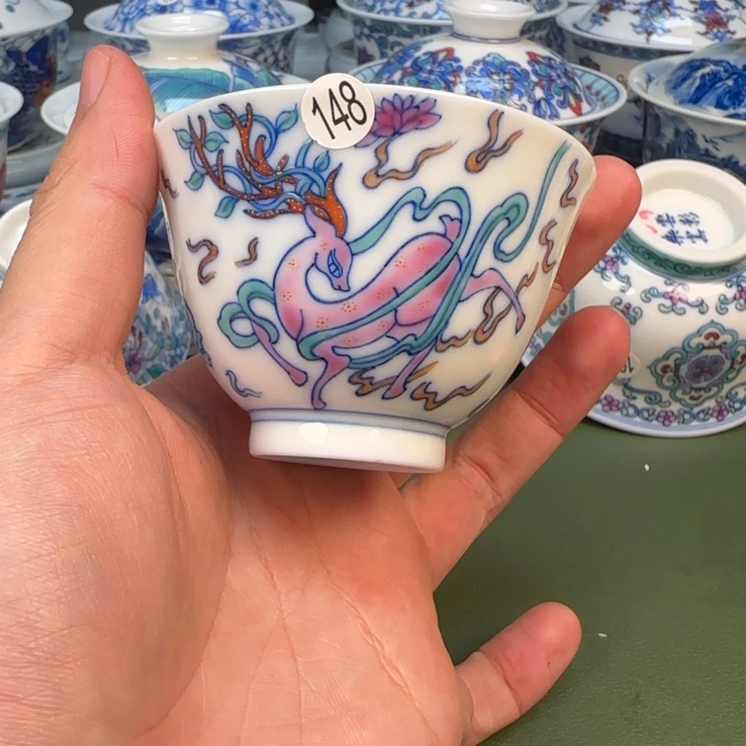 彦祖纯手工手绘茶具148