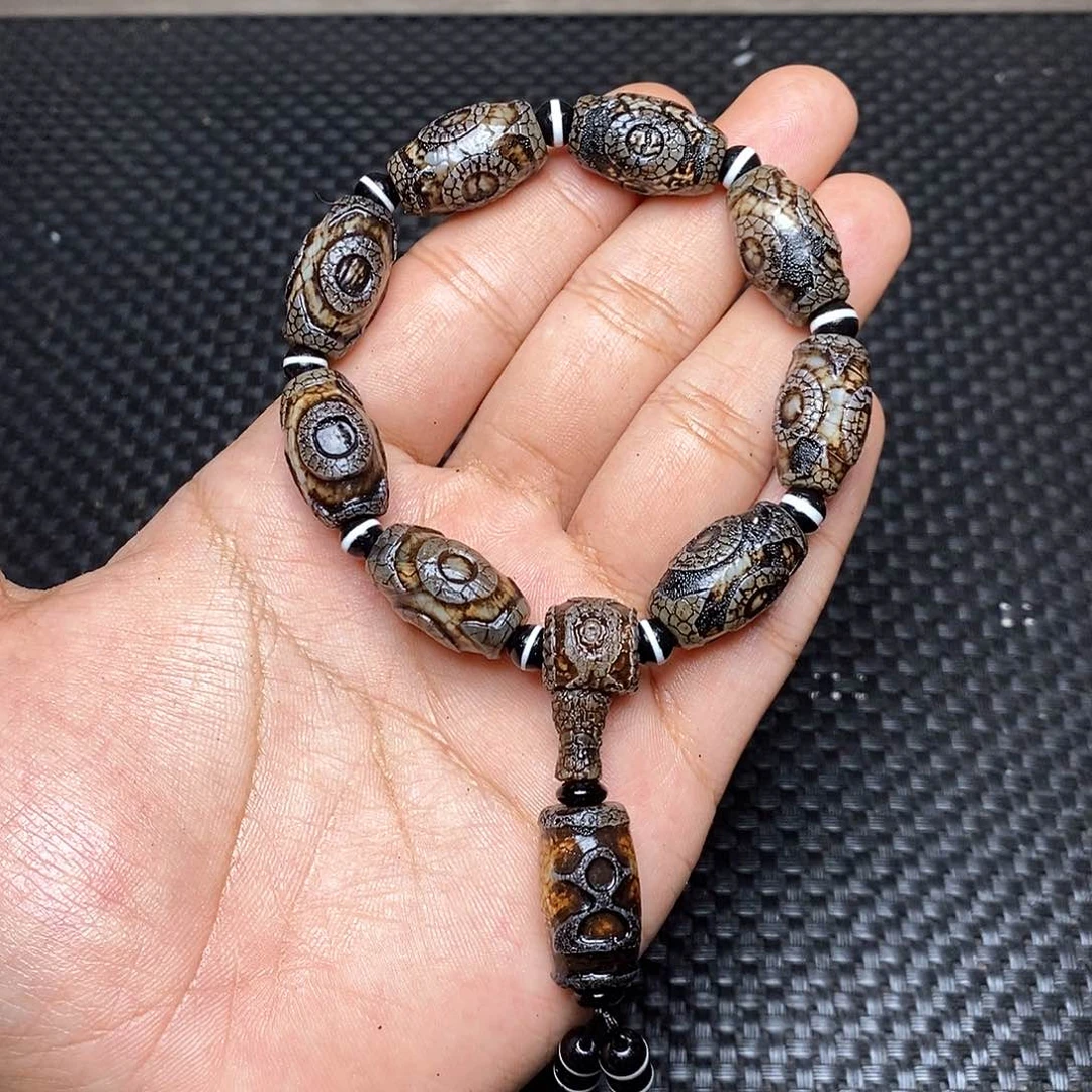 玛瑙/玉髓手链未镶嵌男*