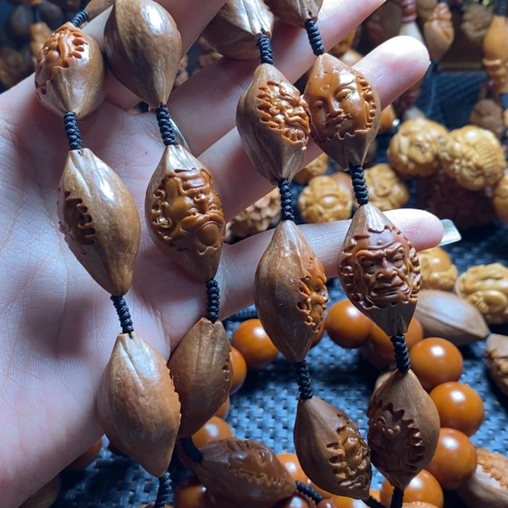 吊坠橄榄核包衣罗汉