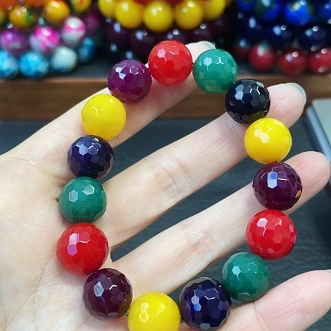 玛瑙未镶嵌手饰多宝切面